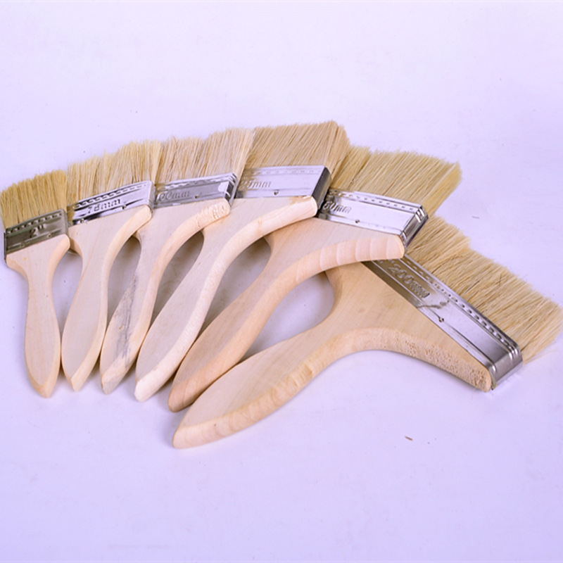 Wooden handle paint brush 1-8 inches without hair loss thickened…