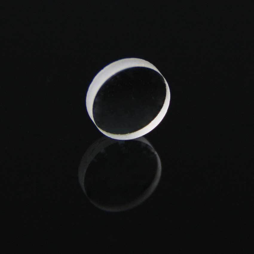 聚焦镜片直径6mm中心厚2.5mm边缘厚1.3mm光学玻璃平凸透镜