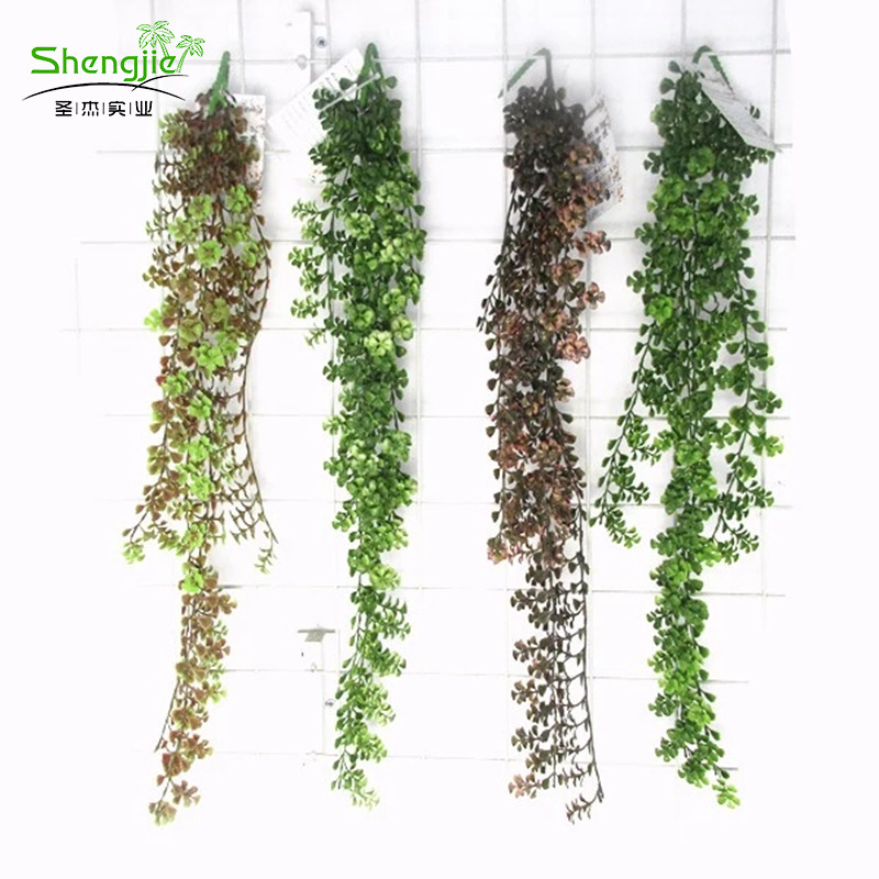 仿真藤条壁挂装饰植物假花藤条长藤蔓绿植塑料花吊兰吊篮绿萝挂墙