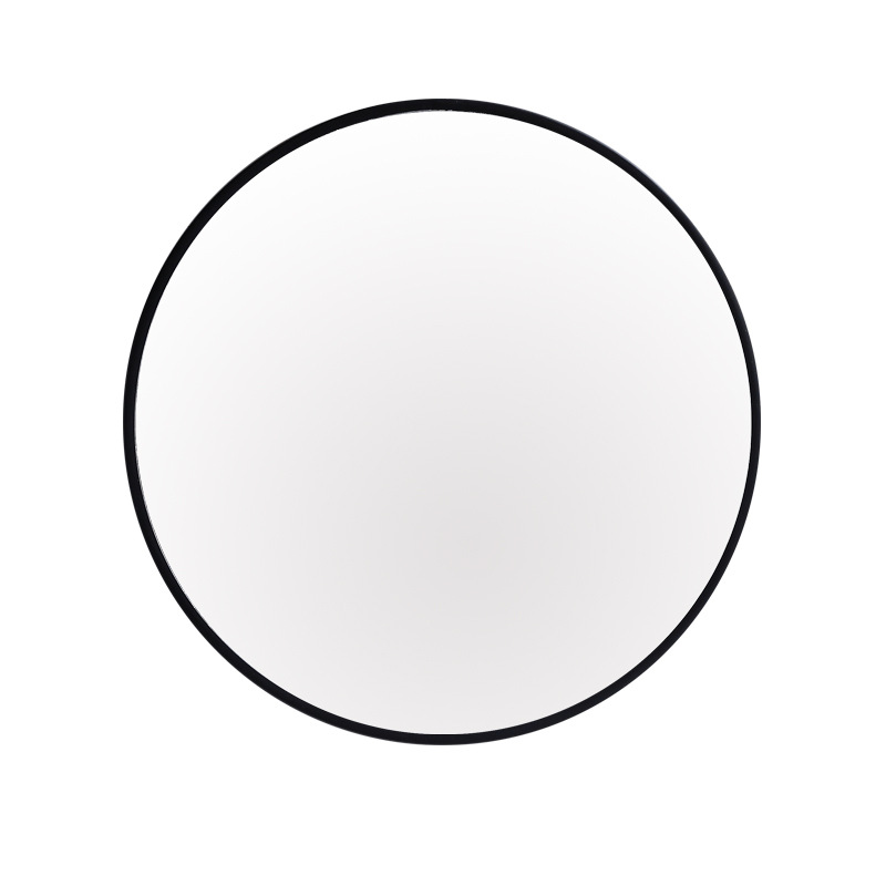 Espejo de maquillaje redondo de pared para baño, ideal para hoteles y hogares, venta al por mayor transfronteriza.