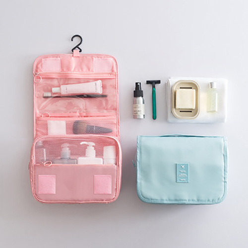 Hanging travel toothbrush holder, washbasin bag, wash and travel cosmetic bag, portable large capacity men and women's hair care and storage bag