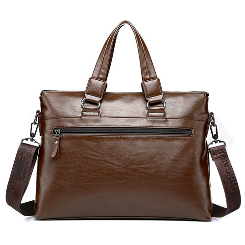 Men's bag soft leather handbag Yingfei Kangaroo business briefcase crossbody bag large capacity men's computer bag shoulder bag