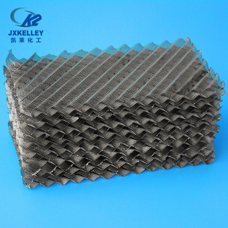 凯莱化工 金属网孔波纹填料 塔内件不锈钢规整填料网孔波纹填料