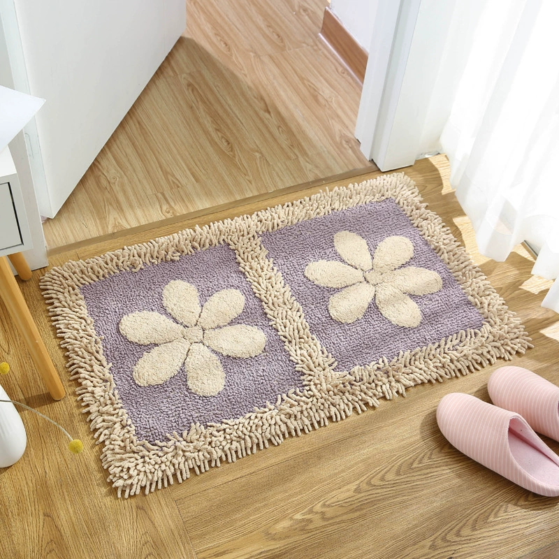 Заводской хлопковый подушка-солнечный цветок массажер для ног, bedroom, кухня, ванная, прихожая, впитывание воды, дверной коврик