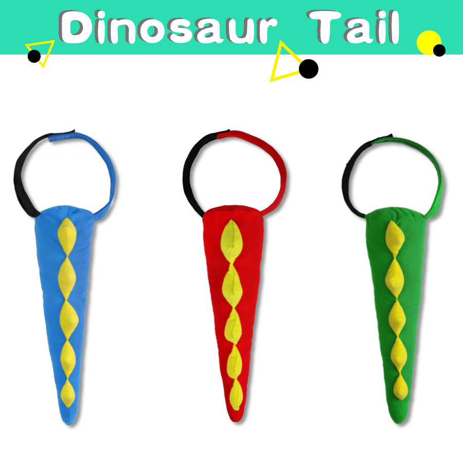 Factory wholesale Amazon children plush Dinosaur tail Dinosaur tail game show birthday props