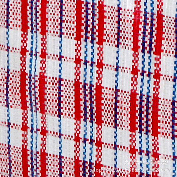 厂家直供批发红蓝编织袋原材料制作打包袋搬家袋收纳袋