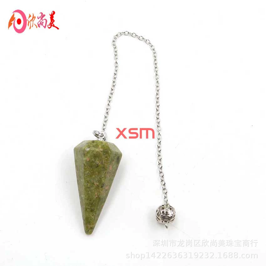 Natural water, hexagonal crystal, pendant, European style, for import, Aliexpress