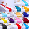 Processing Custom Satis Snaping Step Banner High -Secret Lockside Wedding Decoration Color Ding Table Cloth Satis Saton European Table Flag