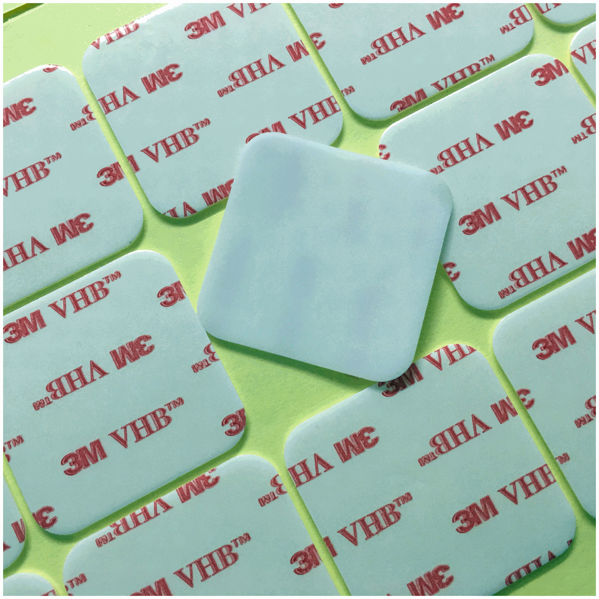 3MVHB亚克力双面胶贴车用手机防盗展示架 白色双面胶贴