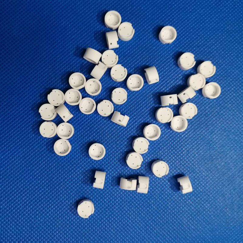 厂家加工氧化铝陶瓷发热芯 耐高温陶瓷座 绝缘电子陶瓷配件