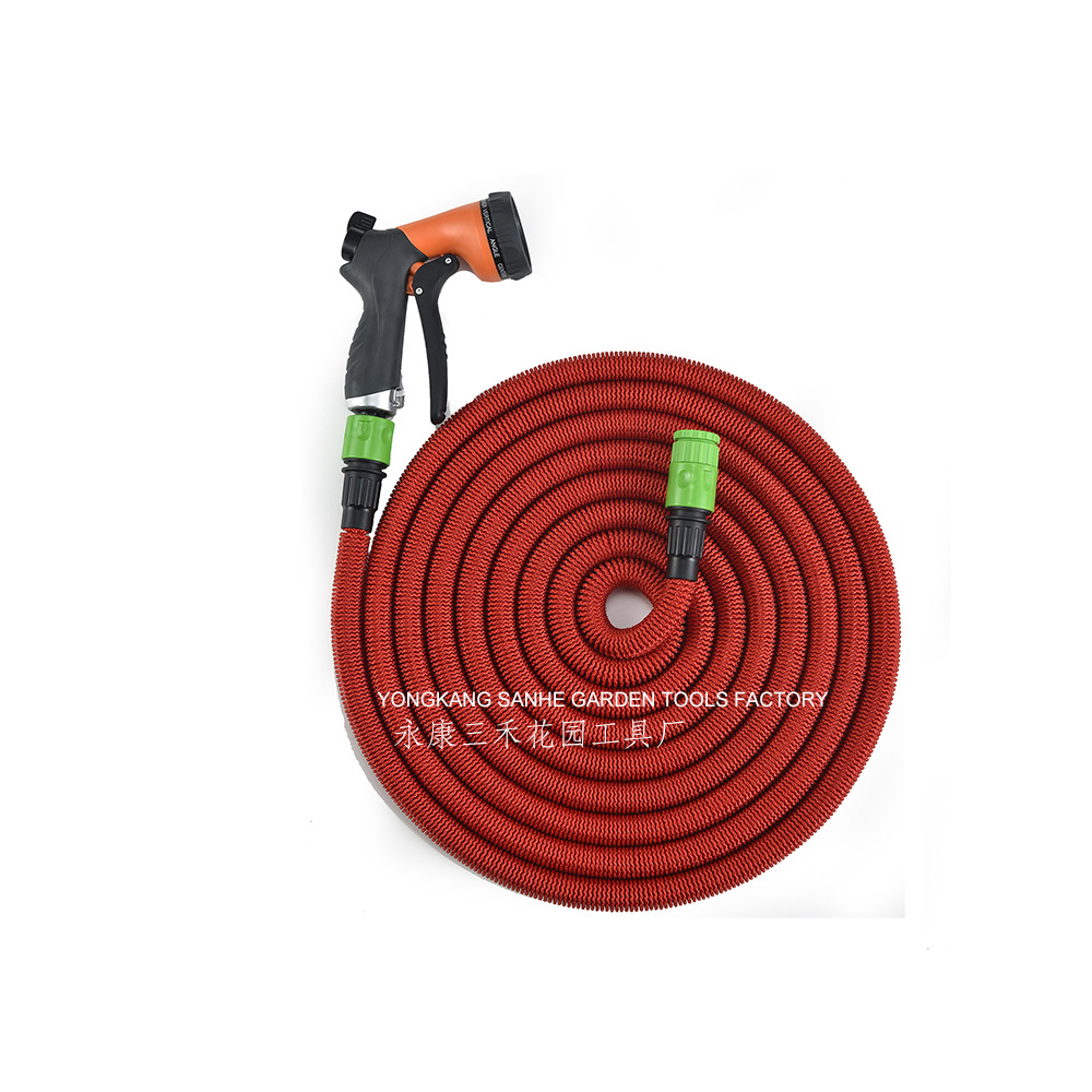 厂家直销高压洗车水枪家用汽车喷头花园浇花工具套装伸缩水管软管