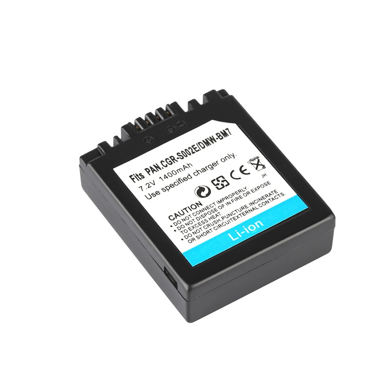 Applicable to Panasonic DMW-BM7/CGR-S002E/S002 digital camera battery CGA-S002E