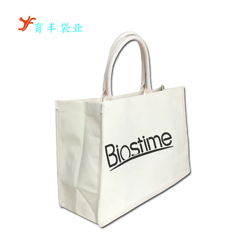 广州制袋厂供应棉布袋 再生环保棉布手提袋 印花帆布袋 GOTS棉布