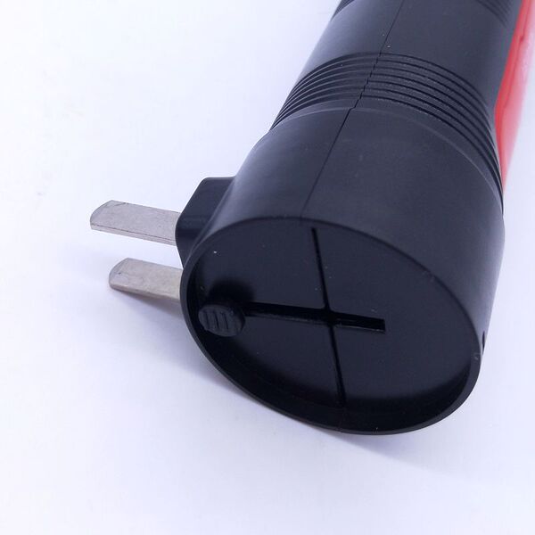 Universal plastic rechargeable travel flashlight