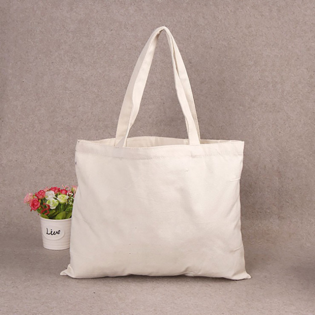 广告纯棉帆布袋定logo棉布袋 空白帆布袋现货环保手提购物袋
