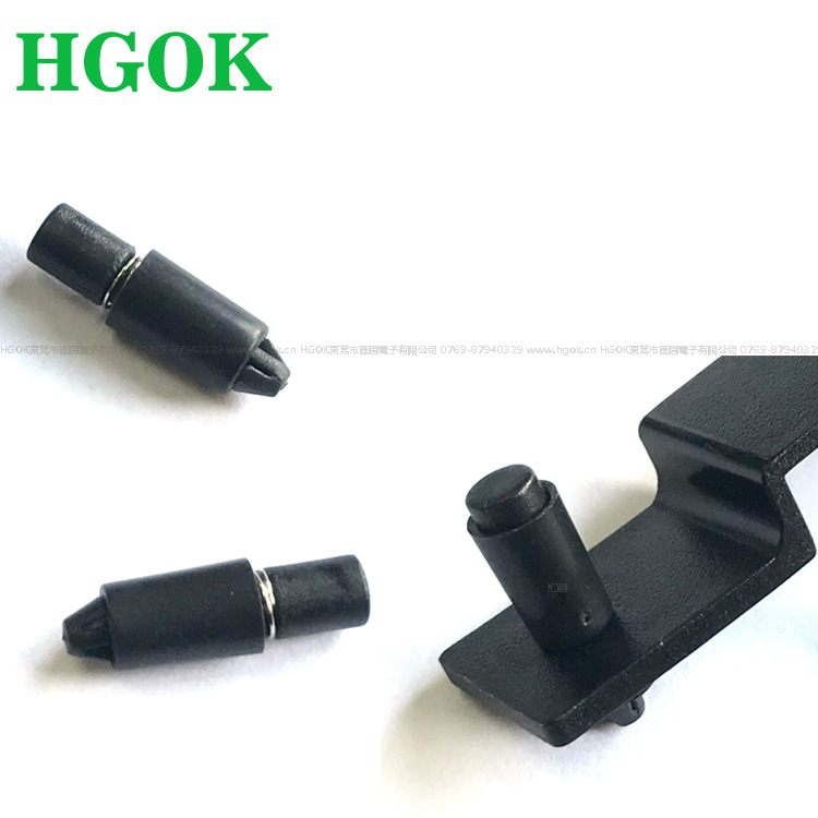 22mm三件套尼龙风扇散热器铆钉胶钉卡扣钉带弹簧