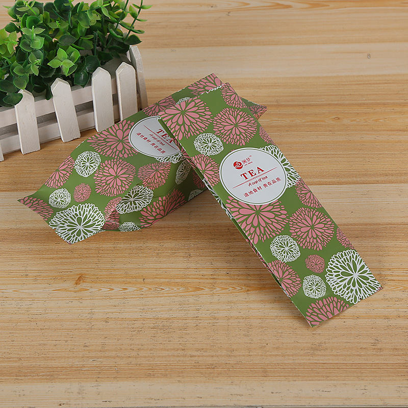 茶叶小包装 食品包装袋 铝箔茶叶袋 中封风琴铝箔花茶袋内袋批发