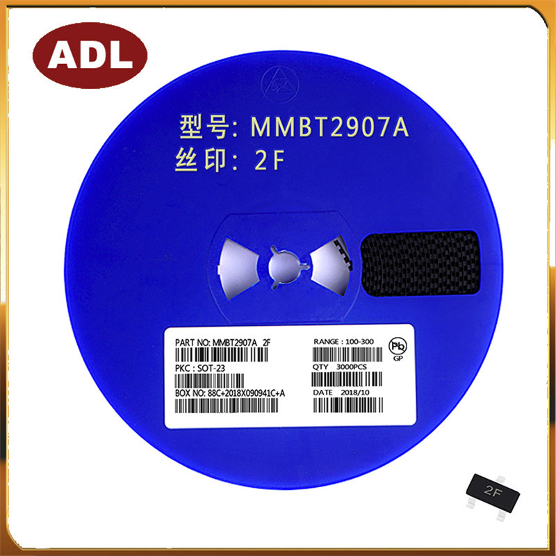 奥德利 MMBT2907ALT1G 丝印2F SOT-23 PNP晶体管 贴片三极管 现货