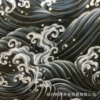 Dark gray waves