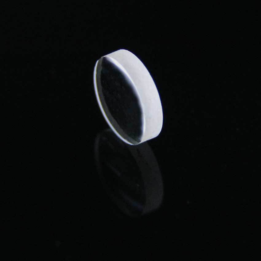 边缘后0.79mm焦距7.55mm中心厚1.7mm材质H-K9L平凸聚焦镜片