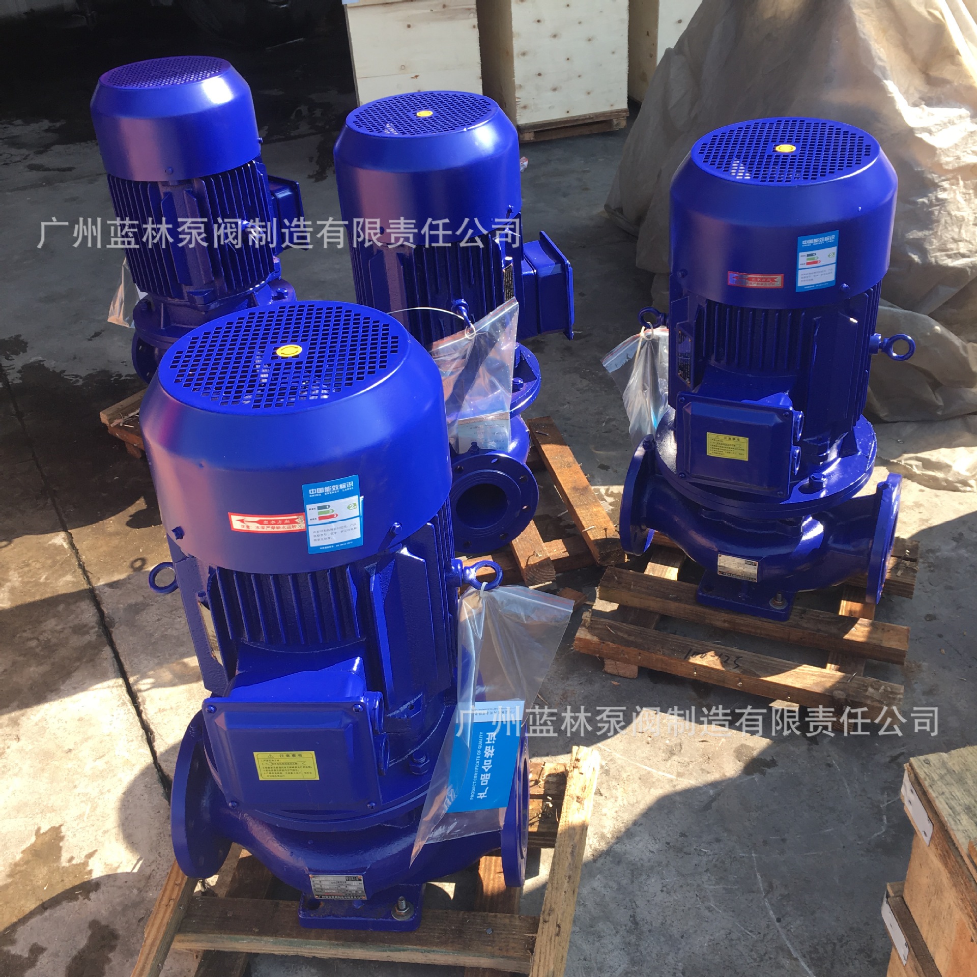 ISG管道泵 ISG65-200IB立式循环冷热水泵 7.5大流量管道泵