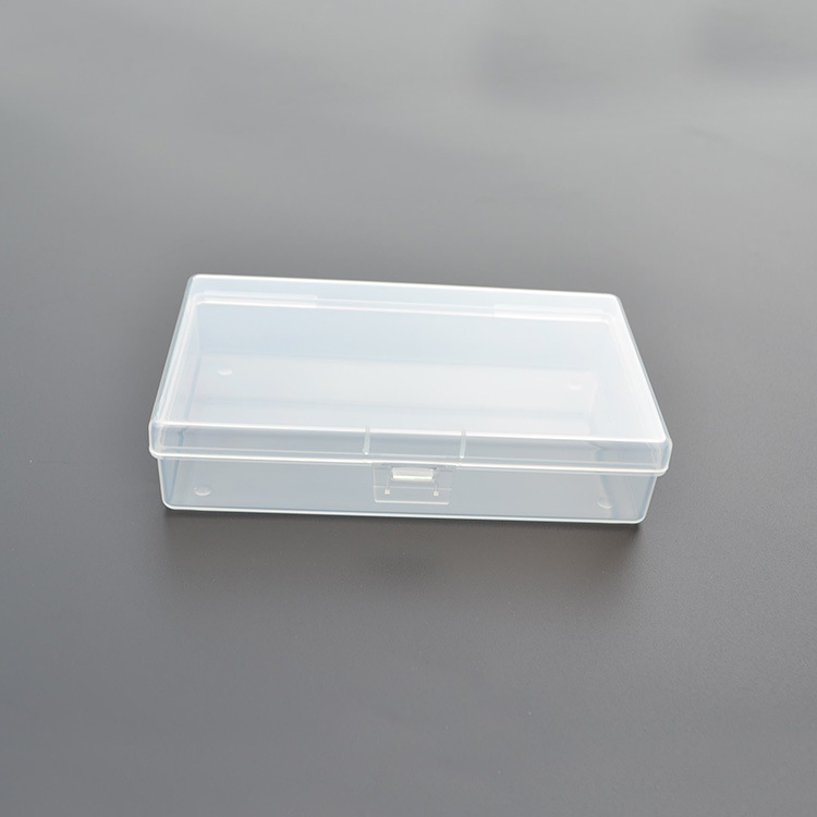 大量供应PP塑料盒 五金螺丝零件收纳盒 长方形透明PP口罩收纳盒