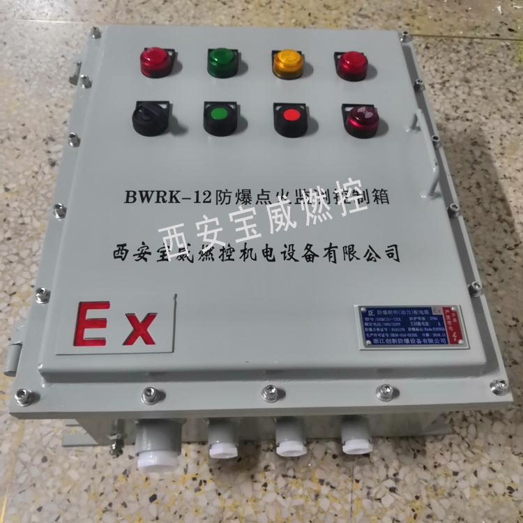 宝威燃控BWRK自动点火装置控制箱，点火监测控制柜