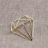 European and American exaggerated triangle moon hair clip 8 -shaped lips, deer head pentagram diamond geometric shape, hairpin