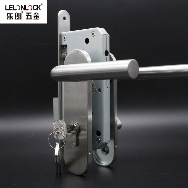 Cerradura de Acero Inoxidable 304 Resistente al Fuego, Venta Directa de Fábrica Lelang, Cerradura con Manija Estándar Europeo 5572, Cerradura de Doble Lengüeta para Puerta Interior