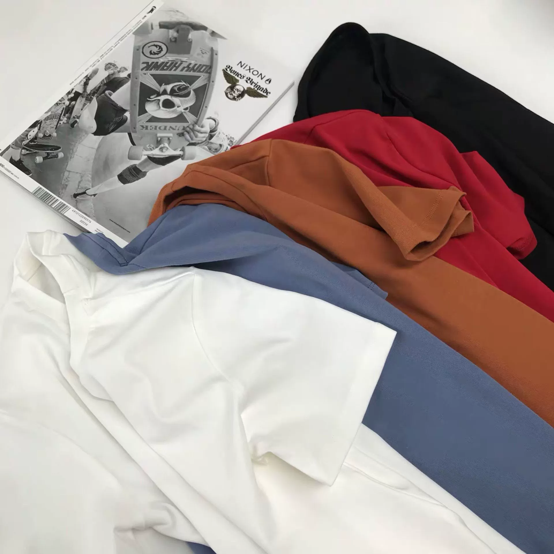 YUYEE, однотонная хлопковая футболка с короткими рукавами, Женская свободная нижняя рубашка в Корейском стиле, топ, модная футболка