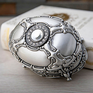 New flannel jewelry box high-end jewelry packaging box ring box earrings storage box wedding gift wholesale