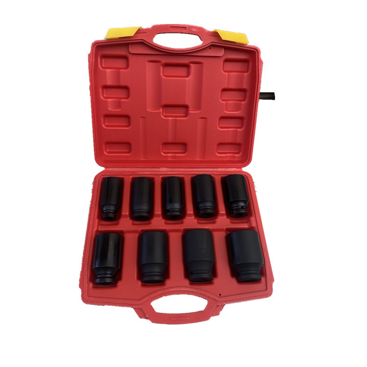 骋龙1/2寸加长内六角扳手套装气动套筒风炮九件套直供棘轮