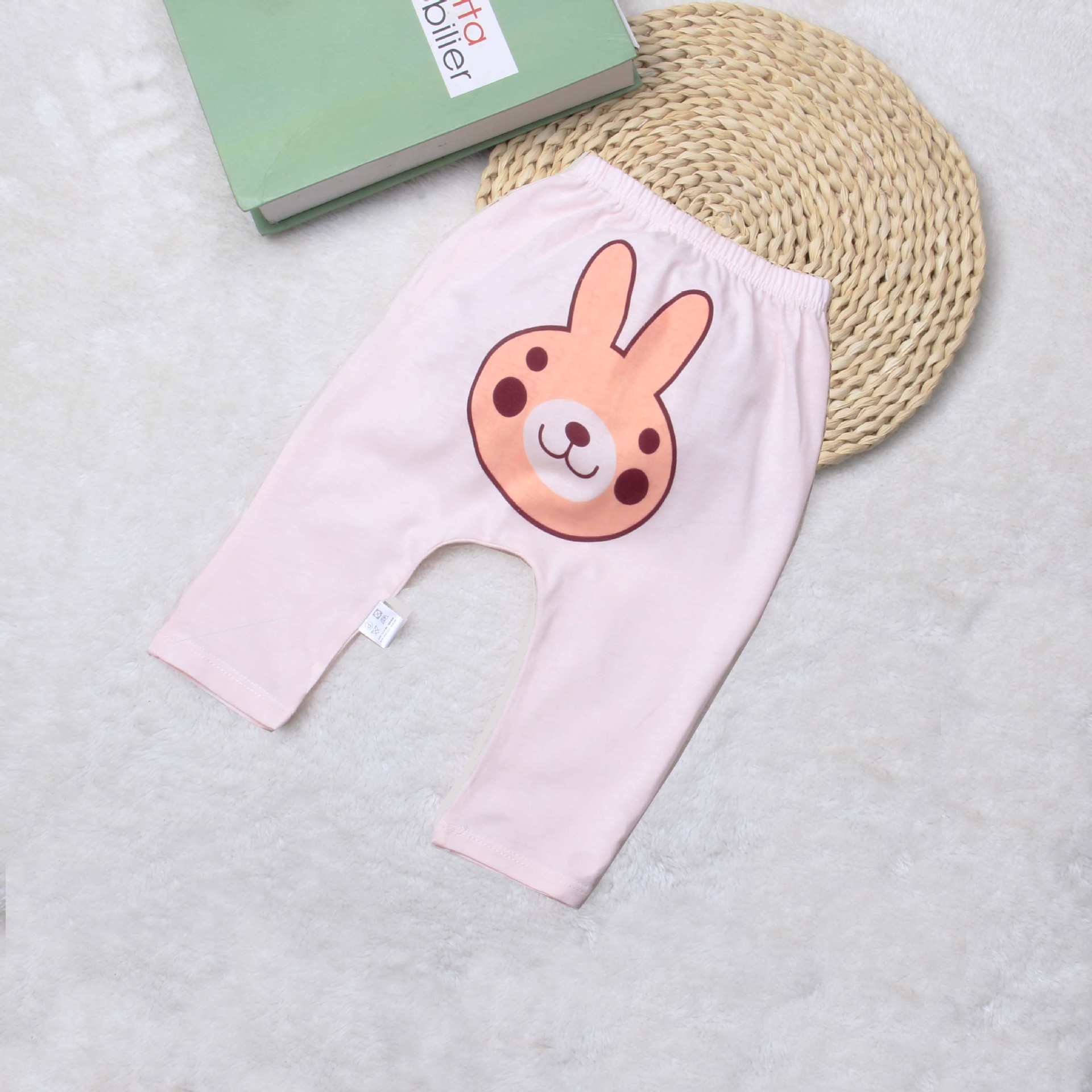 의 큰 엉덩이 바지 순수한 봄과 여름 소년 소녀를위한 얇은 PP 발목 길이 바지 용 면화 모기 방지 바지