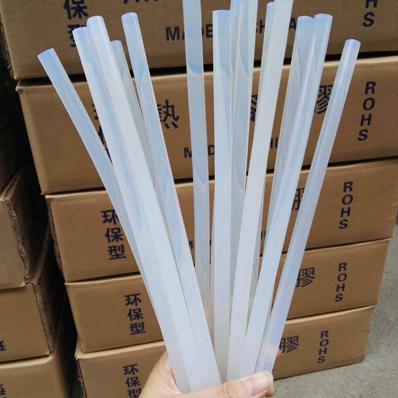 热熔胶棒胶条 粘性透明热熔胶条胶棒11*190mm  11*270mm