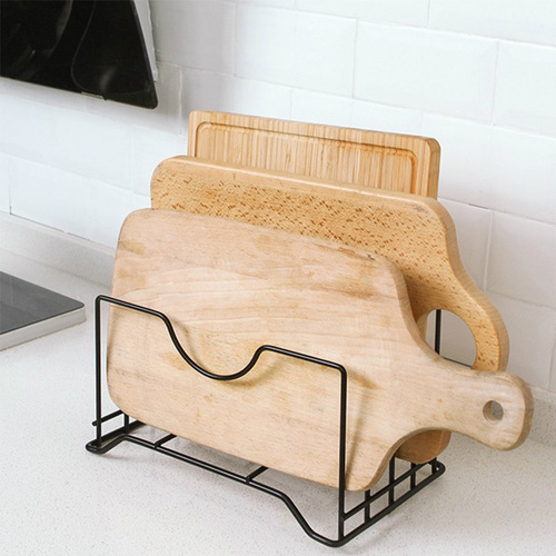 Pot lid rack kitchen iron multi-layer chopping board chopping board storage rack multi-functional punch-free storage rack drain rack