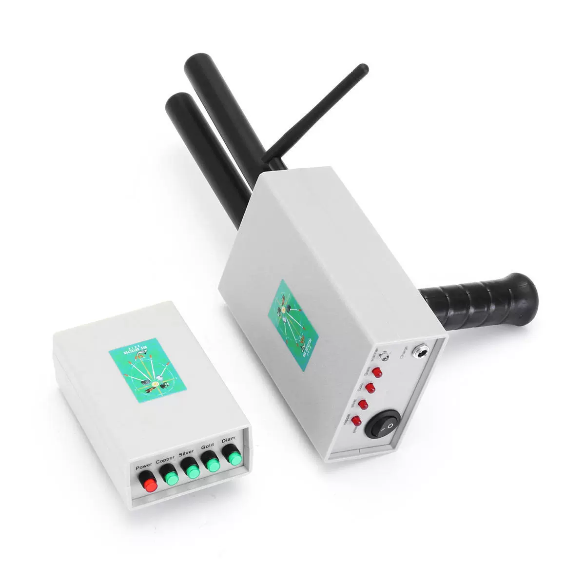 Иностранный компактный AKS Plus дальний подземный портативный металлоискатель инструмент для обнаружения сокровищ