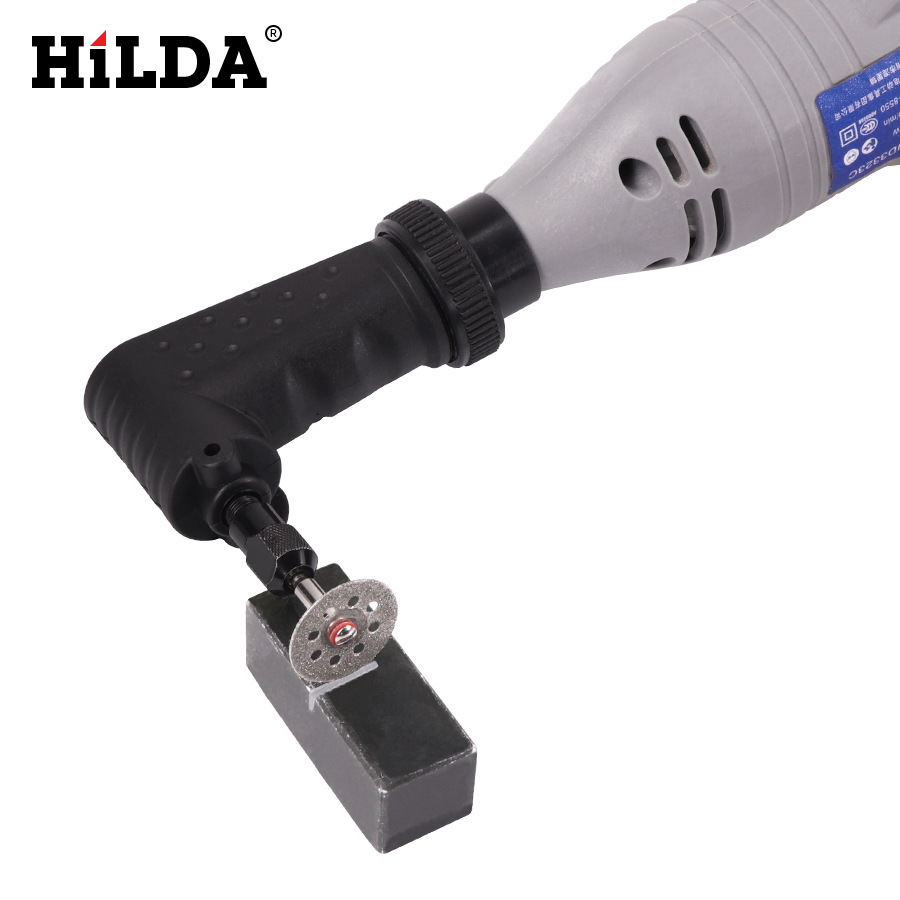 Adaptador de Ángulo Recto para Amoladora Eléctrica Hilda DREMEL, Accesorio para Amoladora Eléctrica