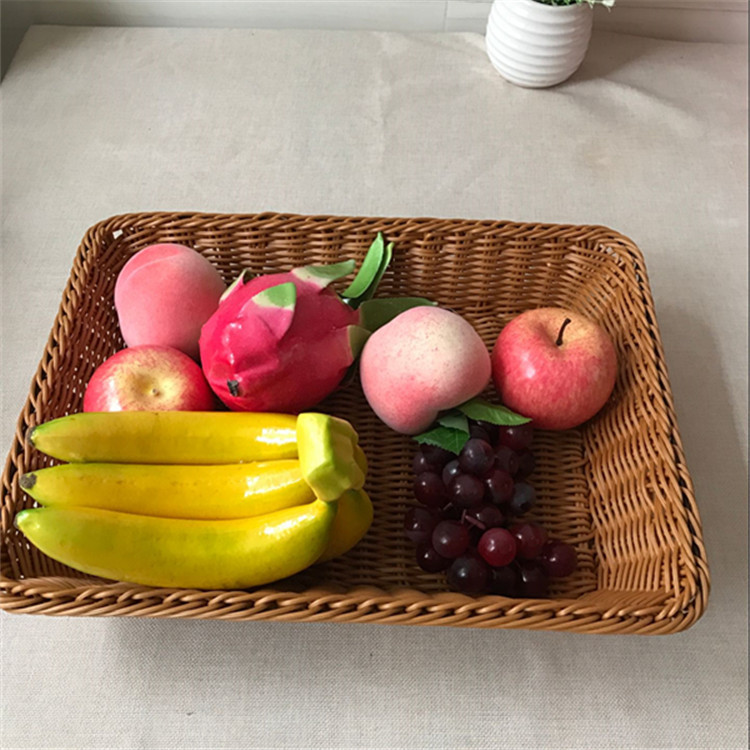 Panier de rangement en rotin tressé avec couvercle et doublure_voghion.com