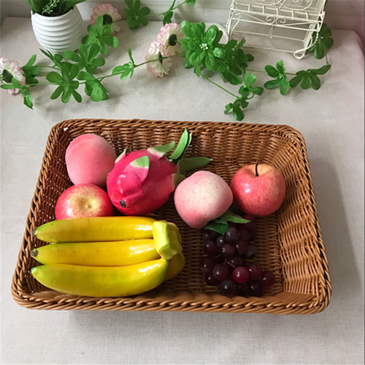 Panier de rangement en rotin tressé avec couvercle et doublure_voghion.com