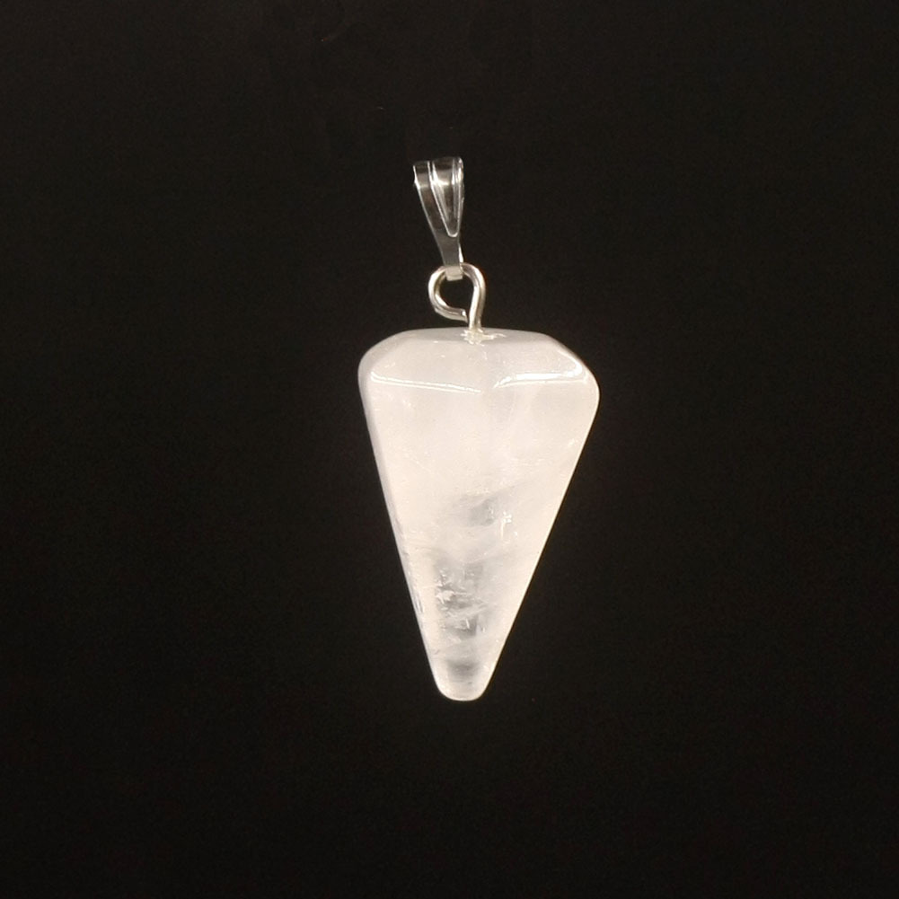 Ebay deseo piedra natural cristal ágata facetado cónico hexagonal columna espíritu Péndulo collar colgante Péndulo