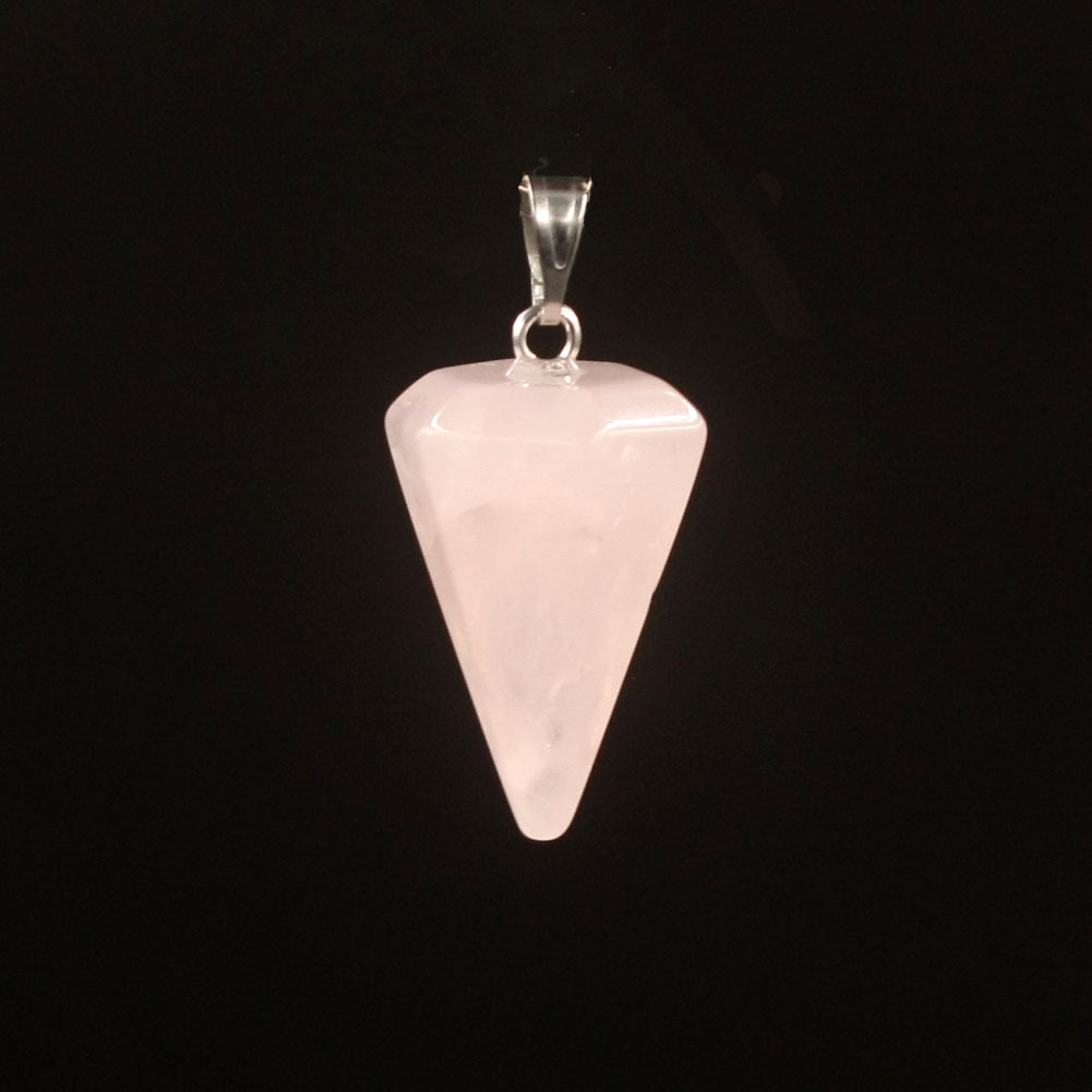 Ebay deseo piedra natural cristal ágata facetado cónico hexagonal columna espíritu Péndulo collar colgante Péndulo