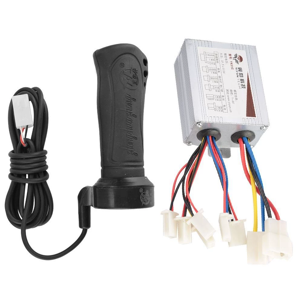 Ye Дуожи 24V36V48V500W Крыло с щеткой контроллер удлинение провода поворот 24V500W с управлением щеткой