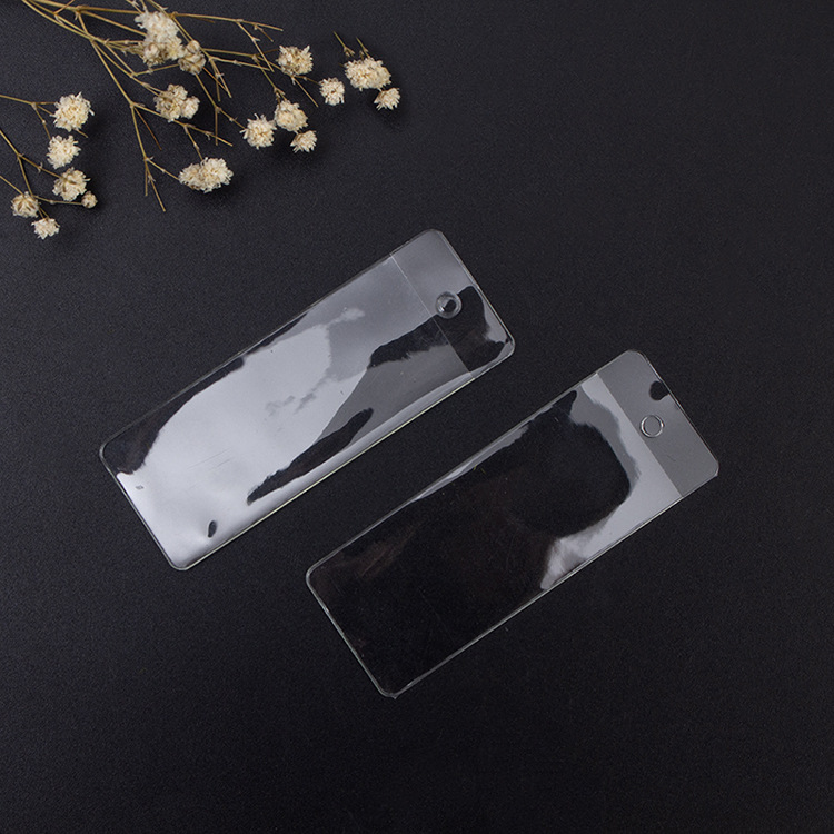 厂家定透明标签平口收纳防尘PVC塑料袋厂家现货供应