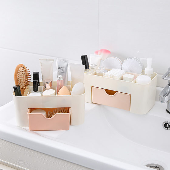 Multifunctional desktop drawer storage cabinet color cosmetics storage box household supplies cosmetic box wholesale
