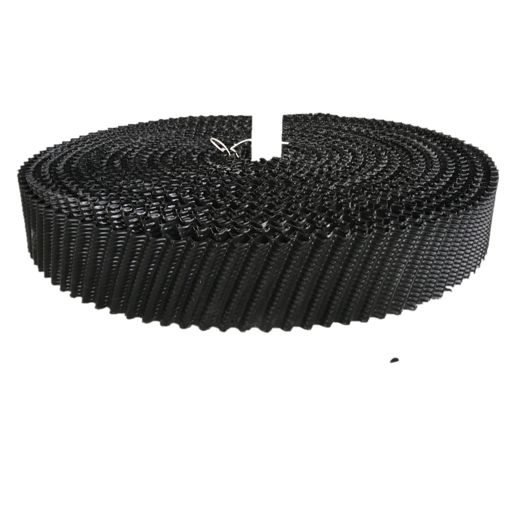 供应圆形冷却塔填料 pvc填料 斜交错散热片 圆形冷却塔填料散热片|ms