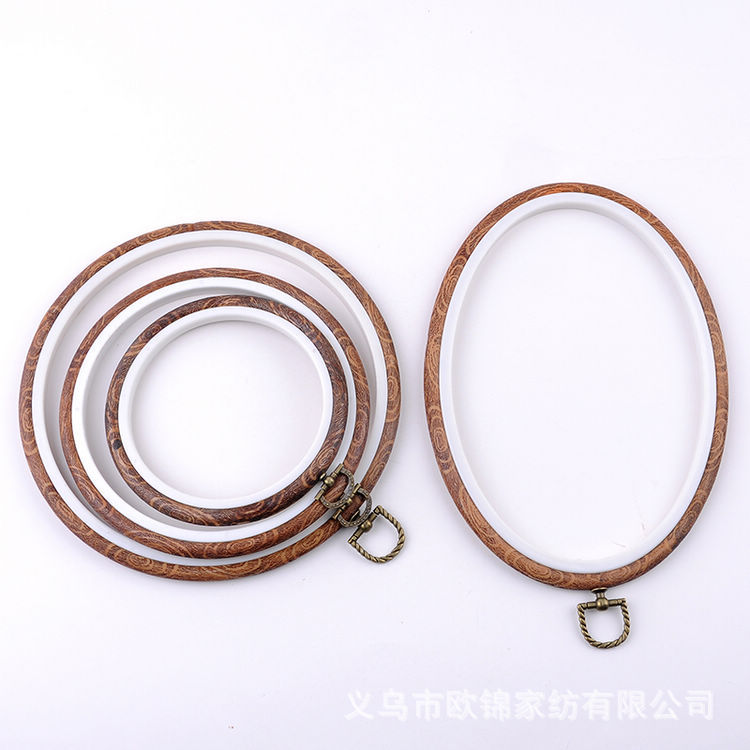 Bordado de patrón antiguo estiramiento exquisito y hermoso se puede colgar directamente material plástico suave bordado estiramiento bordado anillo bordado soporte