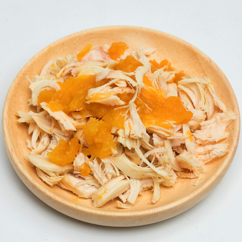 Yihe Pumpkin Chicken Pet Snacks Boiled Chicken Breast Bibimbap Nutritional Supplementary Food Fattening Cat Snacks Dog Snacks