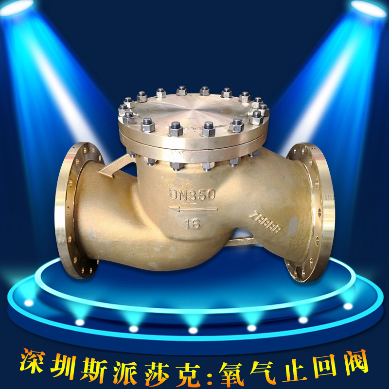 HY41W-16T氧气专用止回阀升降式止回阀DN100 200 300静音防回流