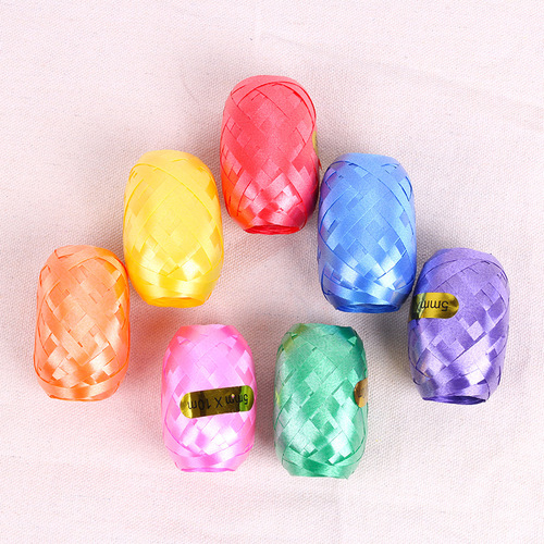 5mmx10m plain rugby ribbon holiday celebration gift cake egg ball balloon strap wholesale