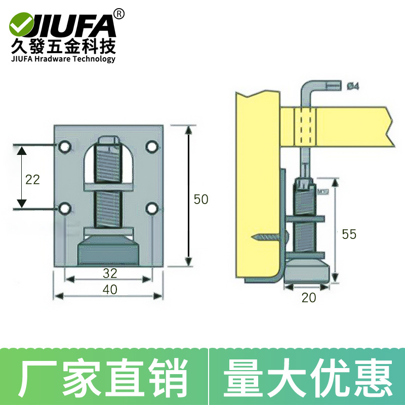 Armario ajustable almohadilla del pie tornillos ajustables resolver suelo desigual muebles gabinete instalación lateral tornillos ajustables pie antideslizante
